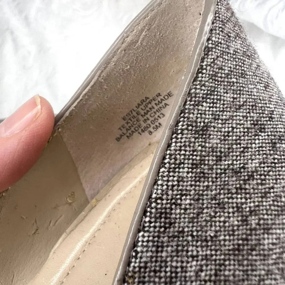 Easy Spirit Gray Brown Rounded Toe with Buckle Slip On Pumps Size 8.5M - Picture 8 of 11